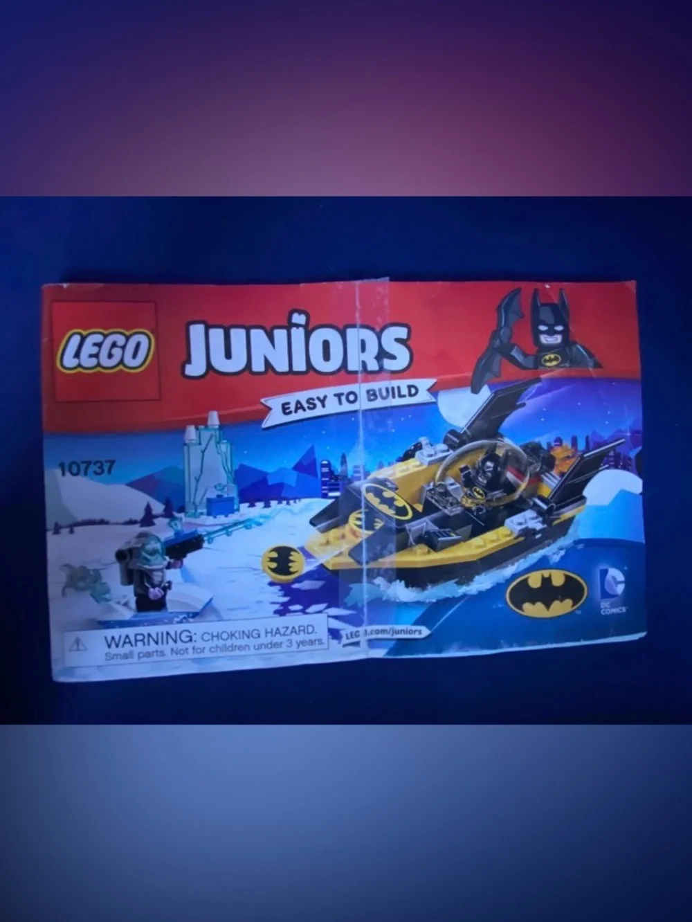 LEGO Juniors 10737 Batman vs Mr Freeze with 2 Minifigures & Manual, 1 Minor Sub